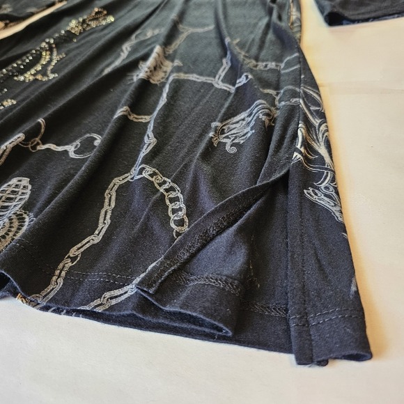 Christian Audigier Midi Dress Black Small‎ - Picture 13 of 14